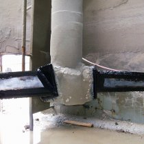 Łopata naprawiona i pokryta powłoką Belzona 2131 (D&A Fluid Elastomer) Łopata naprawiona i pokryta powłoką Belzona 2131 (D&A Fluid Elastomer)