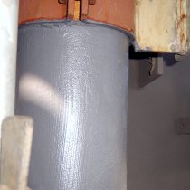 Zakończona aplikacja powłoki Belzona 5851 (HA-Barrier) zapewniającej trwałe zabezpieczenie metalu przed korozją bez zakłócenia eksploatacji Zakończona aplikacja powłoki Belzona 5851 (HA-Barrier) zapewniającej trwałe zabezpieczenie metalu przed korozją bez zakłócenia eksploatacji