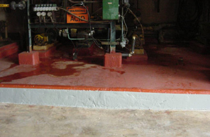 Odbudowa uszkodzonej powierzchni z użyciem materiału Belzona 4181 (AHR Magma-Quartz)